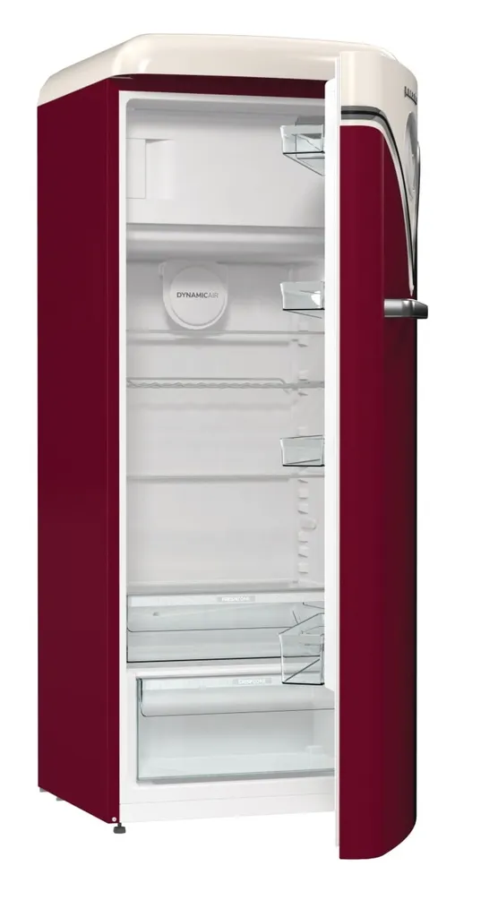 Gorenje OBRB615DR Kühl-Gefrier-Kombination Retro Rot 247 L FrostLess – Bild 4