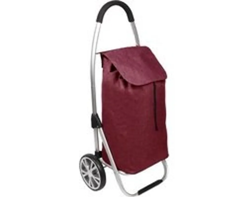 Piace Molto Luxery Shopping Trolley Burgundy