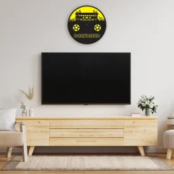 Gravurzeile Wanduhr Aus Holz Vereinsliebe Dortmund : Dortmund V2
