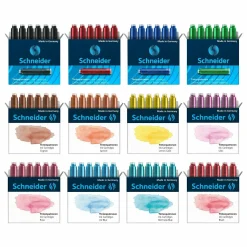 Schneider Schreibgeräte Schneider Standard-Tintenpatronen 12er-Set Alle Farben