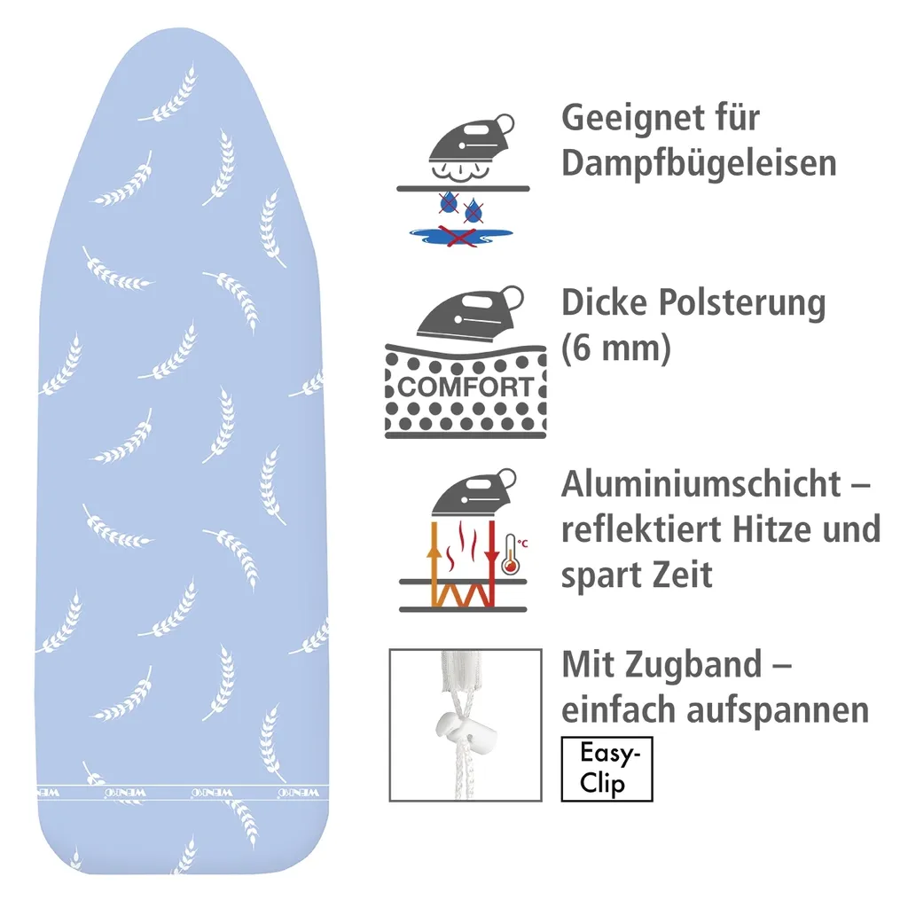Wenko Bügeltischbezug Bügelbrettbezug Brett Air Comfort L – Bild 5
