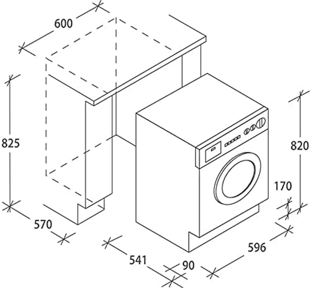 Candy Smart Inverter CBW 48TWME-S, 8 KG, 1400RPM, Active Motion System, Mix Power System, 16 Zyklen, 9 Quick, Inverter Motor, Delay Start, KG Detektor, 75 DB, , White – Bild 6