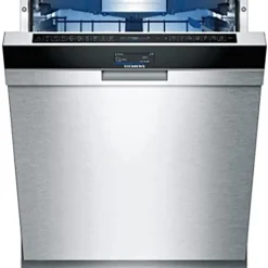 Siemens SN47YS03CE IQ700 Smarter Geschirrspüler Unterbau, 60 Cm Breit, Besteckschublade, GlassZone Schonende Reinigung Ihrer Gläser, VarioSpeed Plus On Demand Der Spül-Turbo, EmotionLight