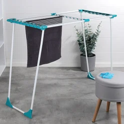 Gravidus Ausziehbarer Wäscheständer Wäschetrockner Wäschehalter Wäscheaufhänger 2 M