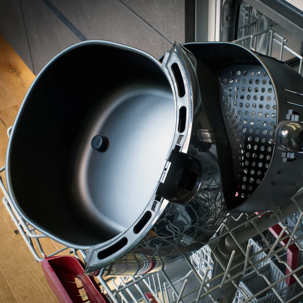 Monzana Heißluftfritteuse XXL Digitales Touch-Display 6,5L LED Mit Rezeptheft 1850W Küche Fritteuse Heißluftofen Schwarz – Bild 5