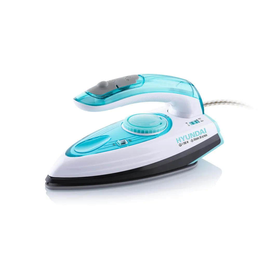 Hyundai SI 990 Reise - Dampfbügeleisen Mit Keramiksohle, 1200 Watt Und Vertikaldampf HYUSI990