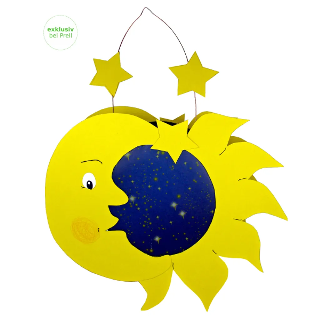 Prell Laternen Bastelset Sonne, Mond Und Sterne, 4 Stück