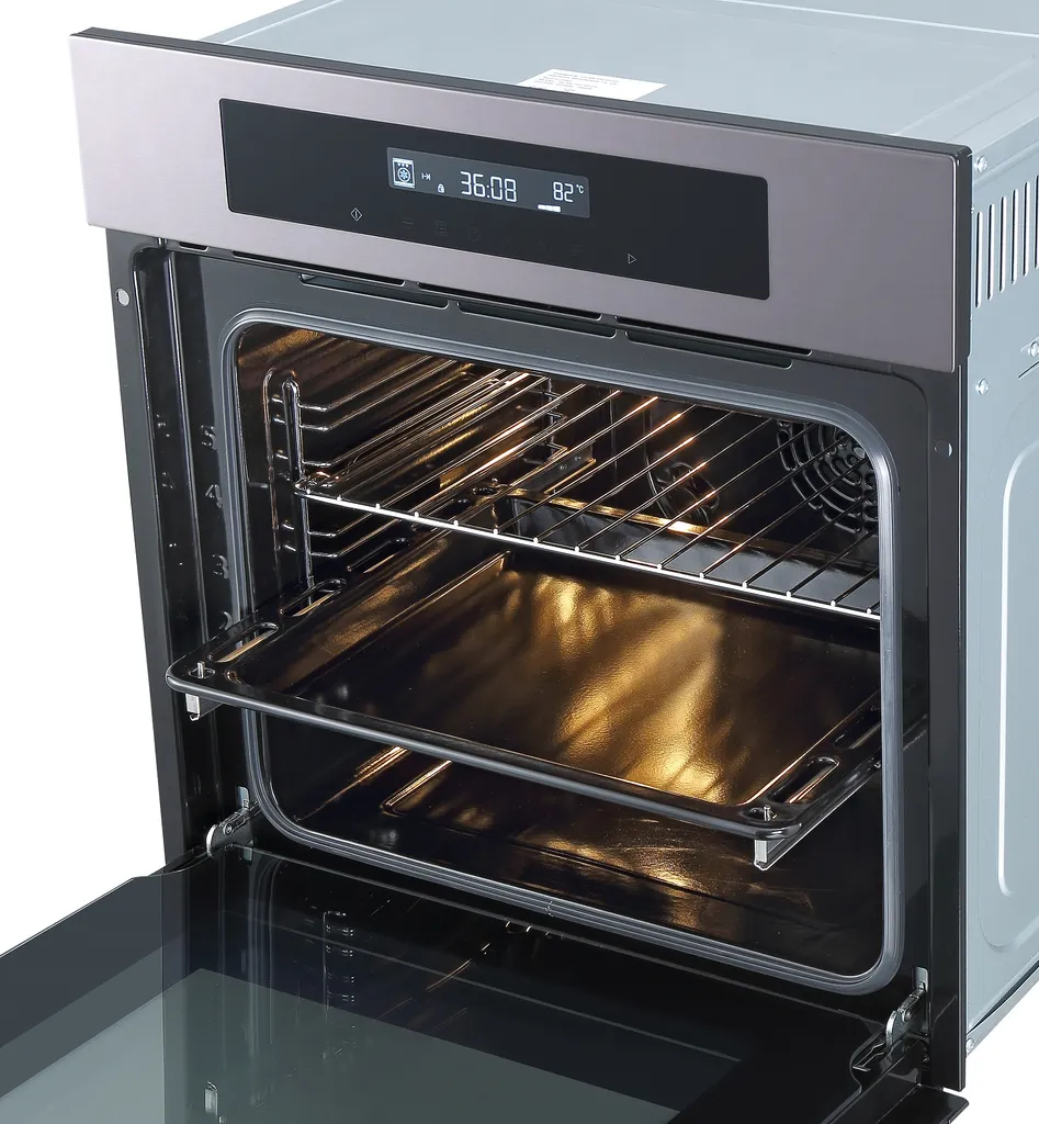 Respekta Backofen Einbau Herd Herdset Black Steel + Kochfeld Glaskeramik Set – Bild 2