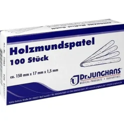 DR. JUNGHANS Medical Holzmundspatel 15 Cm 100 St