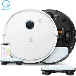 Yeedi Vac 2 Pro Saugroboter Mit Wischfunktion, Oszillation-Wischfunktion, 3D-Hindernisvermeiden, 3000 Pa, 240 Min, Intelligente Optische Kartierung, Kompatibel Mit Absaugstation (einzeln Zu Kaufen)