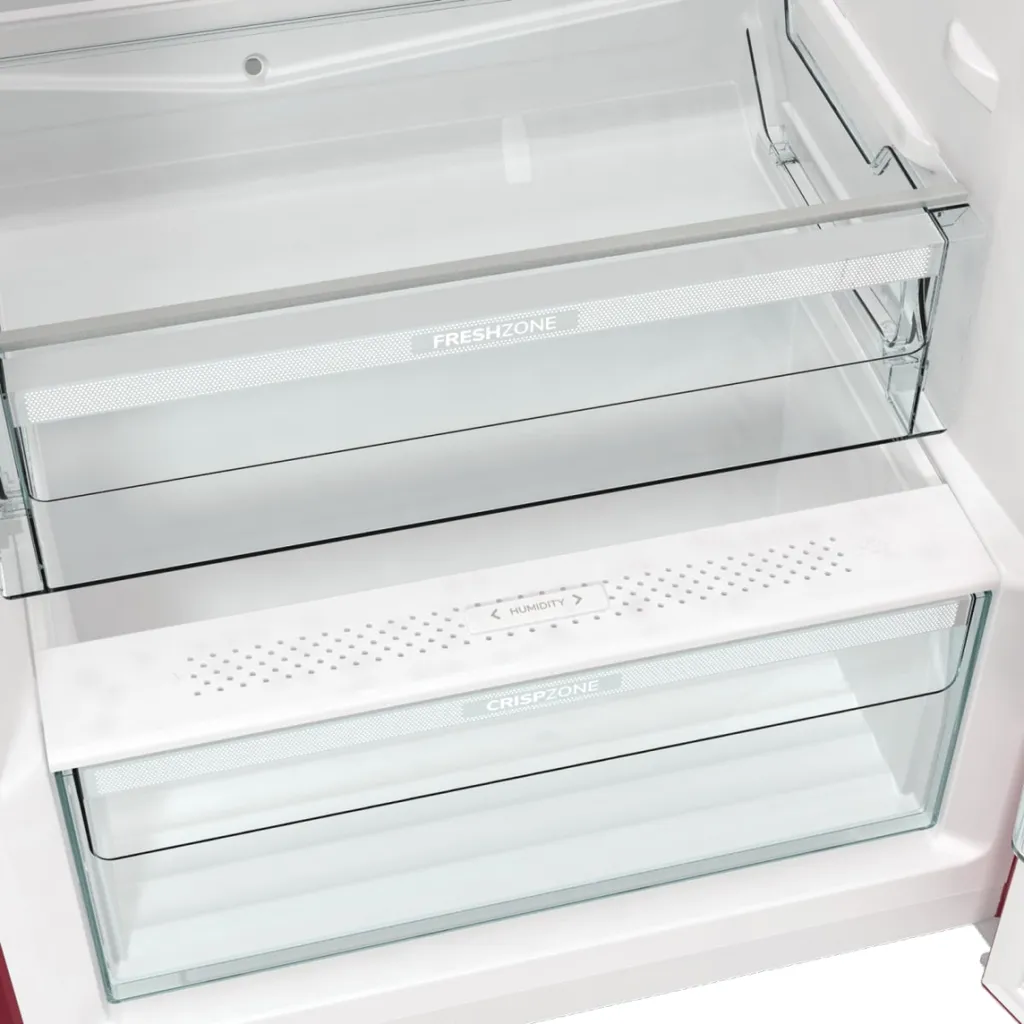 Gorenje OBRB615DR Kühl-Gefrier-Kombination Retro Rot 247 L FrostLess – Bild 7