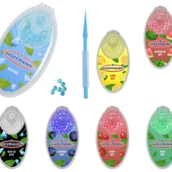 Alsino Aroma Kapseln 5er Set Kugeln Aromaperlen Für Zigaretten Leckere Sorten Klick Filter Perlen Kugel Kapsel , Geschmack Wählen:5er Set - Mix