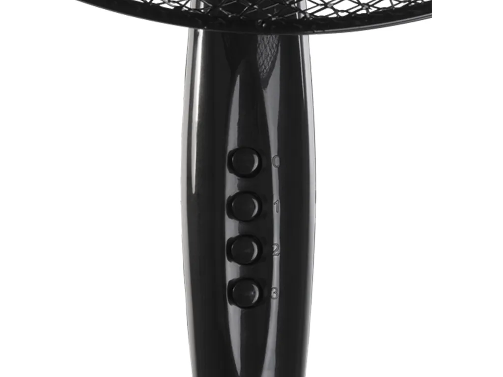 Nordic Home Culture Standventilator Ø40 Cm, 3 Geschwindigkeitsstufen, Schwarz, – Bild 3