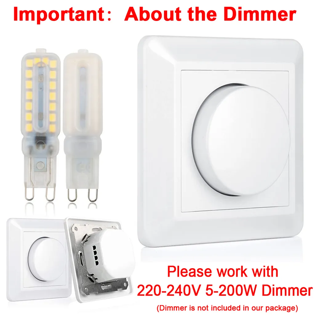 PMS 10x G9 5W LED Glühbirne Warmweiß Birne Leuchtmittel Ersatz Halogen 40W – Bild 4