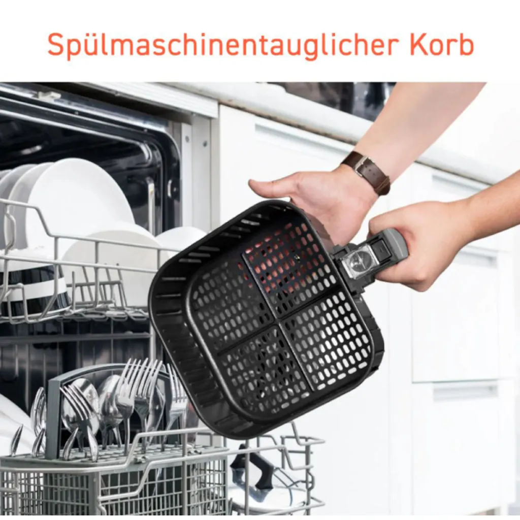 Cosori Premium 5,5-Liter Heißluftfritteuse Mit Spießgestell, Schwarz – Bild 21