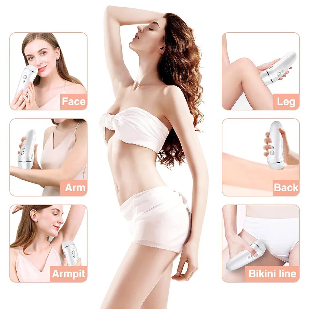 Hikeren Haarentfernung Haarentfernungsgerät Laser Dauerhafte Haarentfernung Geräte Haarentfernung Für Körper Gesicht Bikini-Zone & Achseln – Bild 6