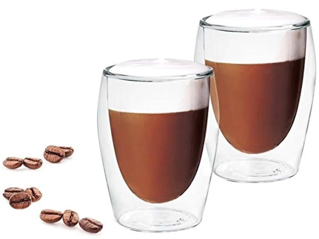 Boral GmbH Boral Cappuccino Glas Ohne Henkel Doppelwandig Lounge 2er Set