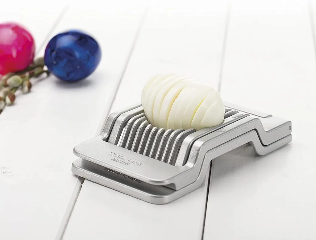 Westmark Eierteiler, Aluminiumdruckguss/Rostfreier Edelstahl, 14 X 8 X 3 Cm, Justus, Silber, 10402260 – Bild 17