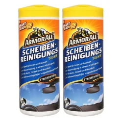 Energizer Armor All Scheiben-Reinigungstücher Streifenfrei 30 Tücher (2er Pack)