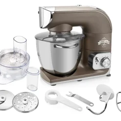 Küchenmaschine GRATUS ETA002890030, 1200 W, Ganzmetallausführung, Stufenlose Drehzahlstellung, Planeten-Rührwerk, PULSE Funktion