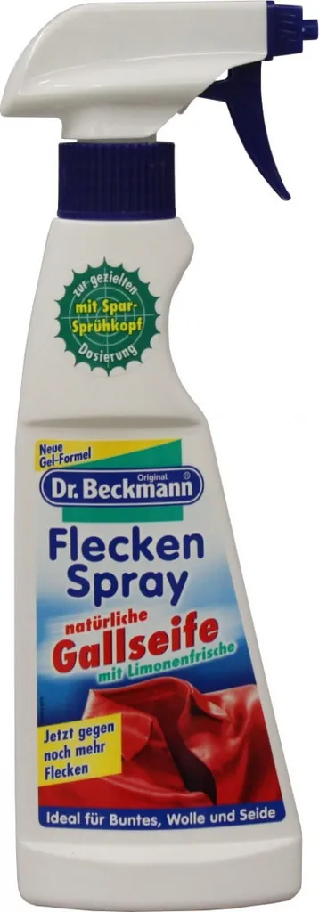 Delta Pronatura Dr. Beckmann Gallseife Fleckenspray Alle Farben Alle Textilien 250ml – Bild 3