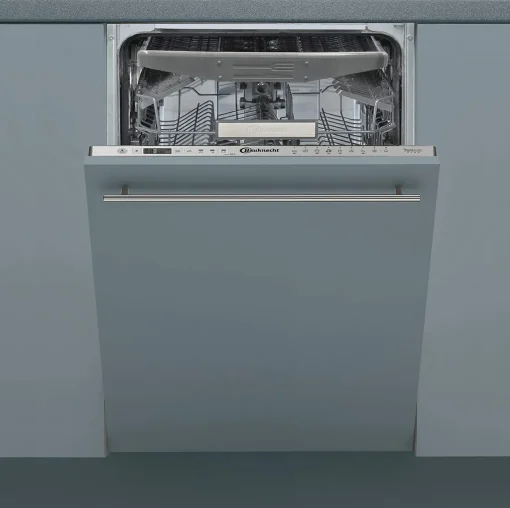 Bauknecht BSIO 3O35 PFE X Vollintegrierter Geschirrspüler /45 Cm Breite /PowerClean/ActiveDry/Besteckschublade/Hygieneprogramm/Vollwasserschutz