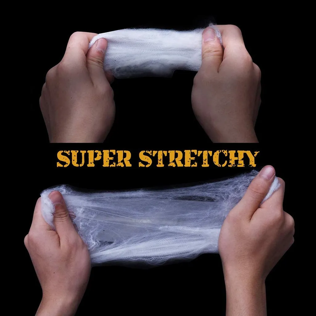 Odsellingaaa Halloween Spinnennetz Deko Set Halloween Party Gartendeko (7 X 5.5 M) – Bild 6