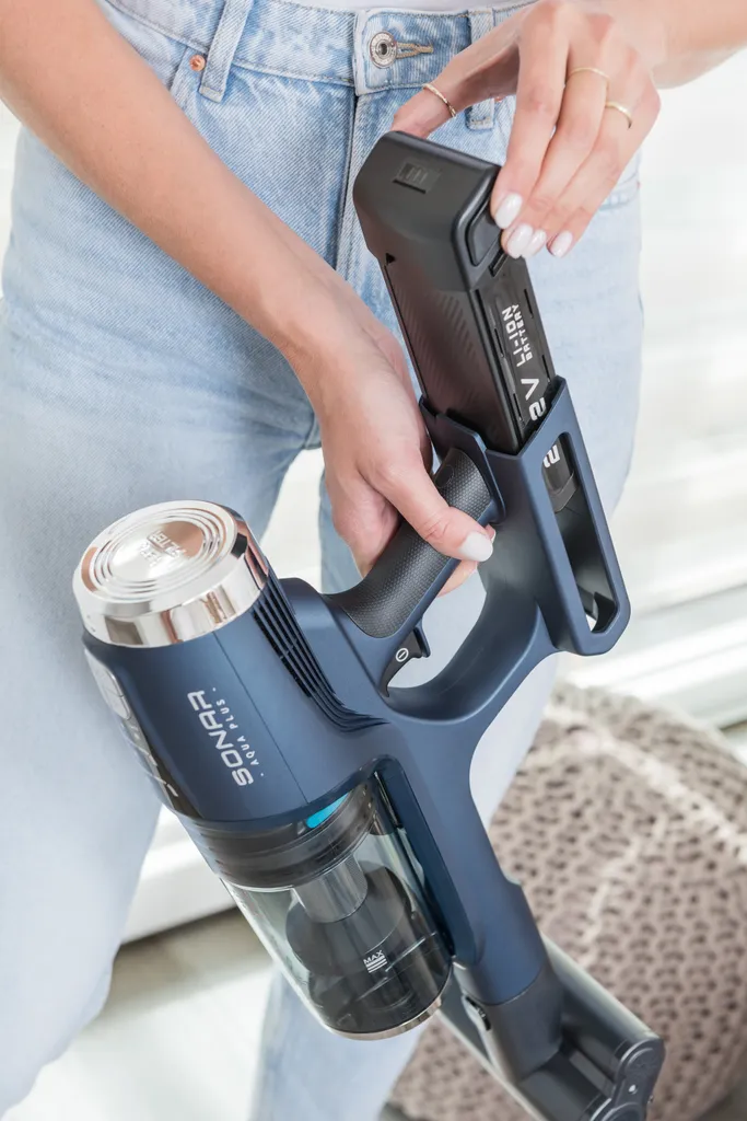 Hand- Und Akkustaubsauger ETA Sonar Aqua Plus Artikel-Nr.: ETA323290000 3 In 1 Hand- Und Akkustabstaubsauger Mit Wischfunktion, Digitalem Motor Und 25,2 V Li-Ion-Akku – Bild 23