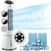 Klarstein Mobiles Klimagerät Ohne Abluftschlauch - Luftkühler Mit Wasser Ventilator Luftbefeuchter Luftreiniger Funktion - 6L Wassertank - Air Cooler Klimaanlage Mobil Mit Fernbedienung - Weiß