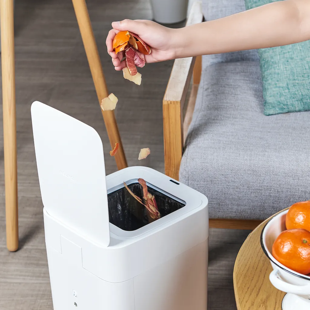 TOWNEW T Air X Smart Sensor Mülleimer Beutel Automatik Versiegeln Automatischer Induktions-Mülleimer 13,5L Weiß – Bild 6