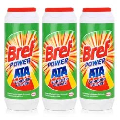 Henkel Bref PowerATA Scheuerpulver 500g - Mit Zitrusfrische (3er Pack)