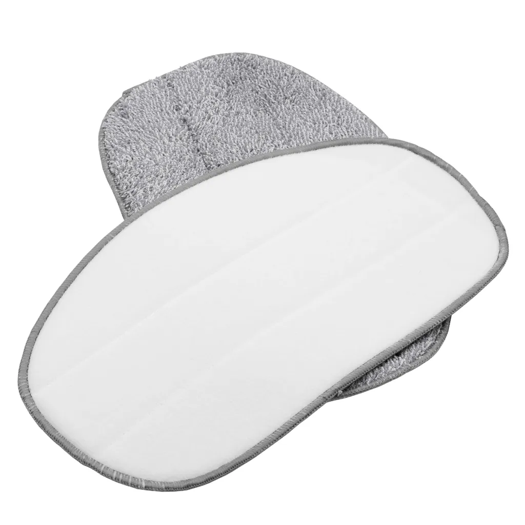 Vhbw 2x Wischbezug Kompatibel Mit Leifheit CleanTenso Dampfreiniger, Dampfmop - Mikrofaser, Grau – Bild 2