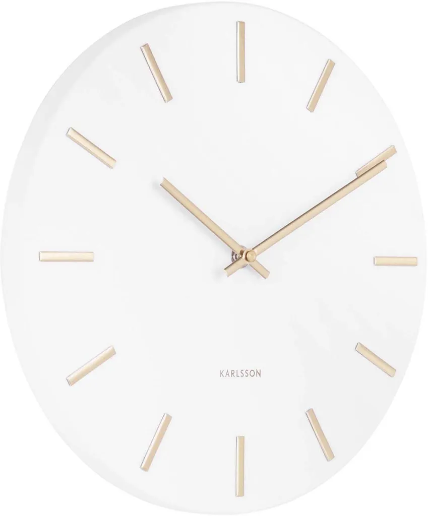 Karlsson Moderne Wanduhr Aus Metall "Charm" 30 Cm – Bild 2