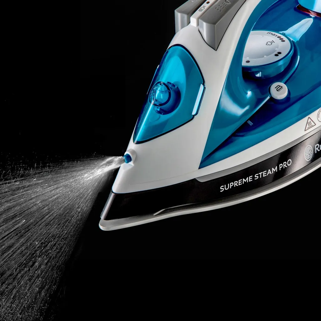 RUSSELL HOBBS Dampfbügeleisen Bügeleisen Blau Supreme Steam Pro 2600 W – Bild 4