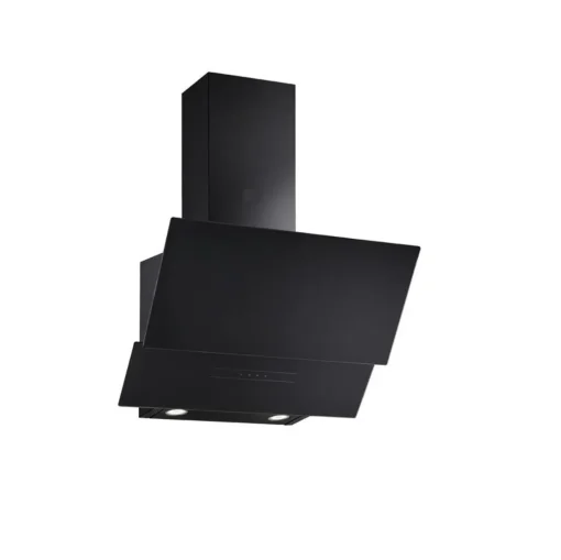Böhme Kopffreie Wandhaube Dunstabzugshaube 60cm Glas Schwarz Touch Control LED Beleuchtung 626 M³/h Inkl. 2 Aktivkohlefilter