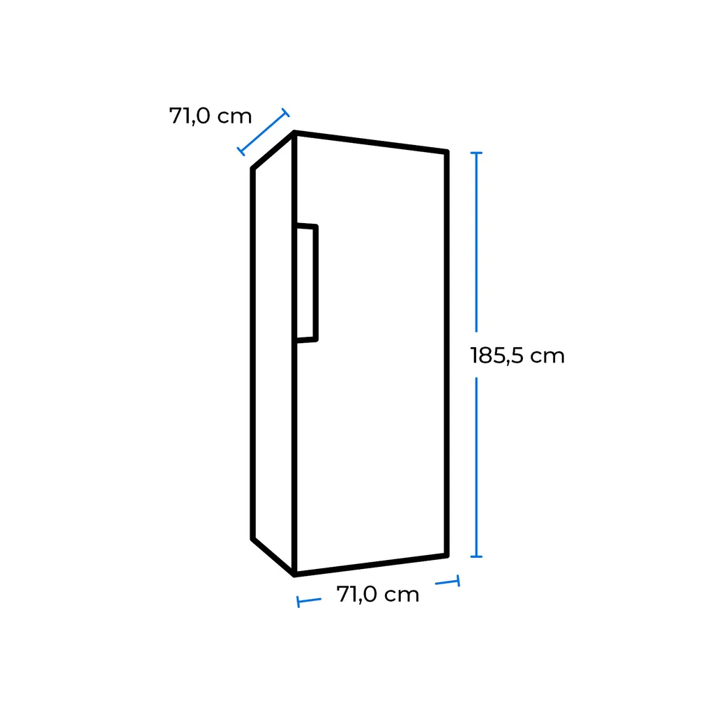Exquisit Gefrierschrank GS380-NF-H-050E Weiss | 380 L Nutzinhalt | Weiß – Bild 6