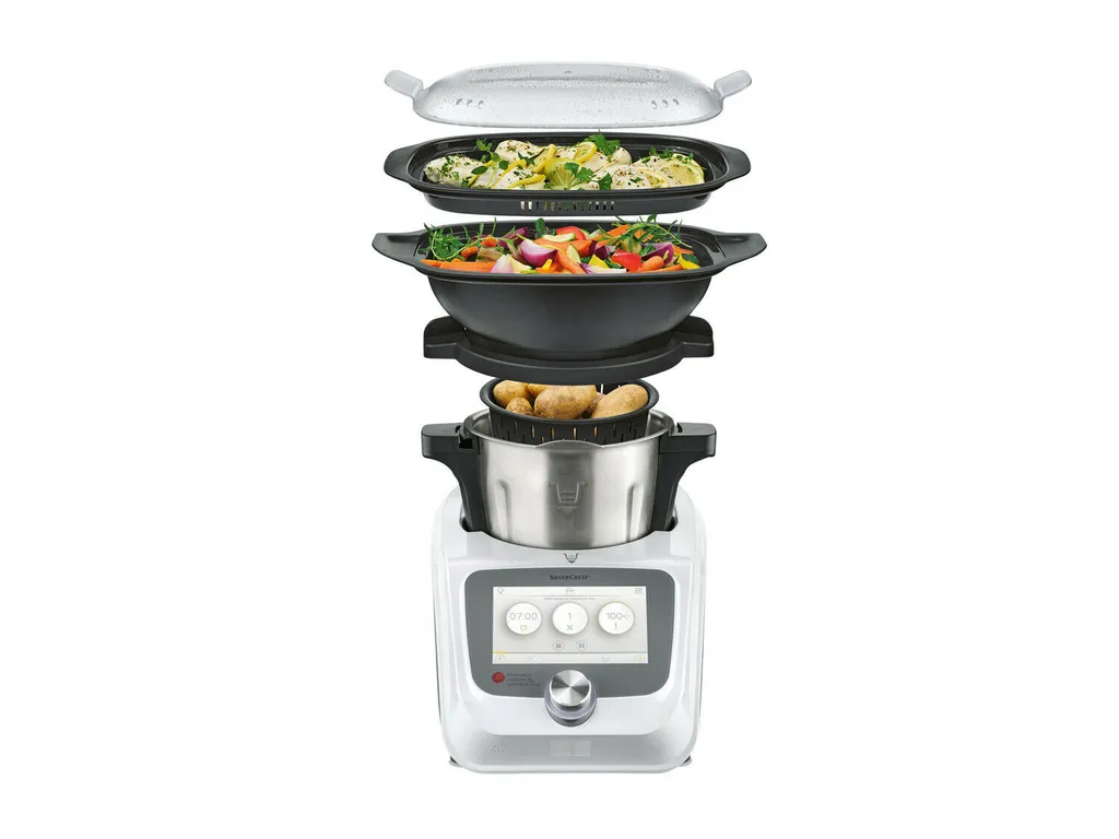 Monsieur Cuisine Küchenmaschine Connect SKMC1200F6 Küchengerät-Zustand: Sehr Gut – Bild 11