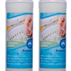 KaiserRein Professional KaiserRein Ultraschallreiniger Konzentrat Flüssig 2x1 L Ultraschall Reinigungsmittel Reiniger Für Ultraschallgerät Zur Profi Reinigung Von Schmuck, Brillen