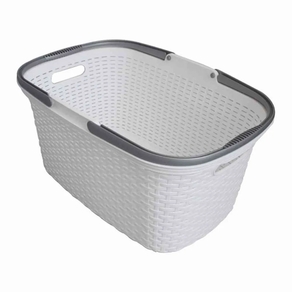 Rival R37600 Wäschekorb Rattan-Design, 32 Liter, 56 X 37 X 28 Cm (Farbe Zufällig, 1 Stück) – Bild 3