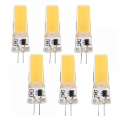 PMS 6x G4 LED Glühbirne 3W Warmweiß COB Mini Dimmbar Birne Leuchtmittel