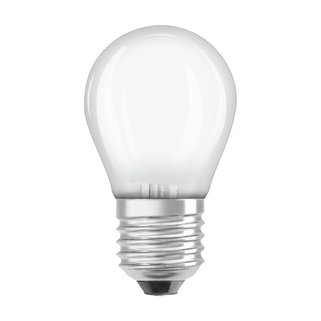 Osram LED Filament Leuchtmittel Tropfen P45 2,5W = 25W E27 Matt 250lm 827 Warmweiß 2700K