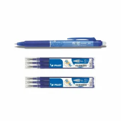 Pilot Pen Frixion Clicker 0.5 Blau + 6 Ersatzminen Blau