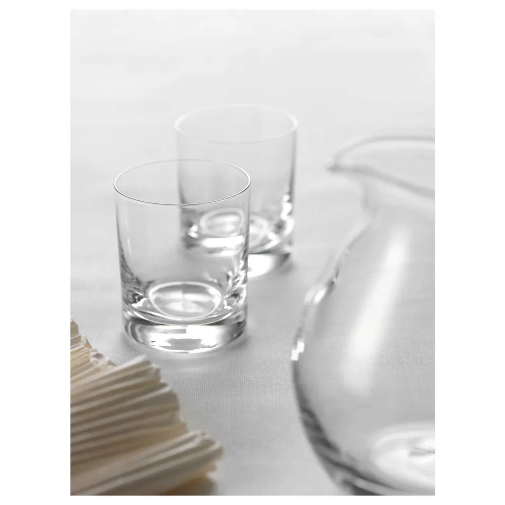 LEONARDO 039612 Easy+ Wasser Becher Medium, Glas, 240ml, H 12cm, Klar (6 Stück) – Bild 5