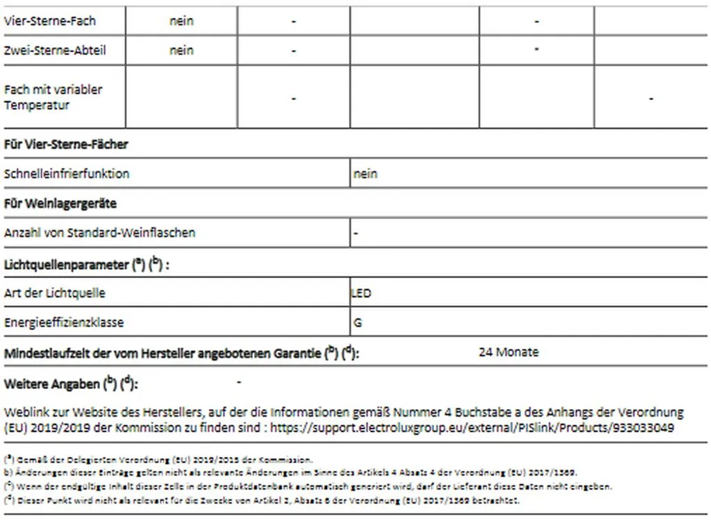 AEG - SKB512E1AS - Einbau-Kühlschrank - Schlepptür-Technik – Bild 5