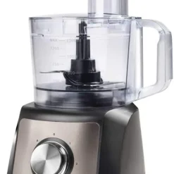 Black & Decker Black+Decker BXFPA1200E - Küchenmaschine 1.200W, Behälter 1,5l, 2 Geschwindigkeiten/Turbo-Funktion, +8 Zubehörteile, Anti-Fingerprint-Edelstahloberflächen, Klingen Und Scheiben Aus Edelstahl