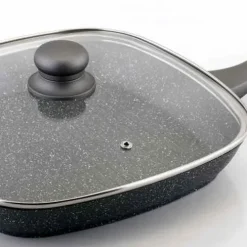 CS Kochsysteme CS-Kochsysteme Steakpfanne Mit Deckel 28x28x4 Cm EMDEN 060688