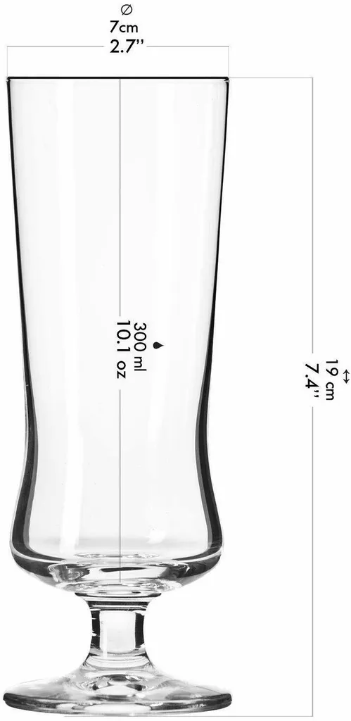 KROSNO Pina Colada Cocktailgläser Longdrinkgläser | Set Von 6 | 300 ML | Avant-Garde Kollektion | Perfekt Für Zuhause, Restaurants Und Partys | Spülmaschinenfest – Bild 2