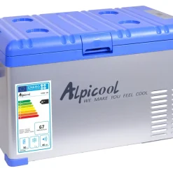 Compass 07090 - Kühlbox ALPICOOL Mit Kompressor 30l 230/24/12V -20°C BLAU
