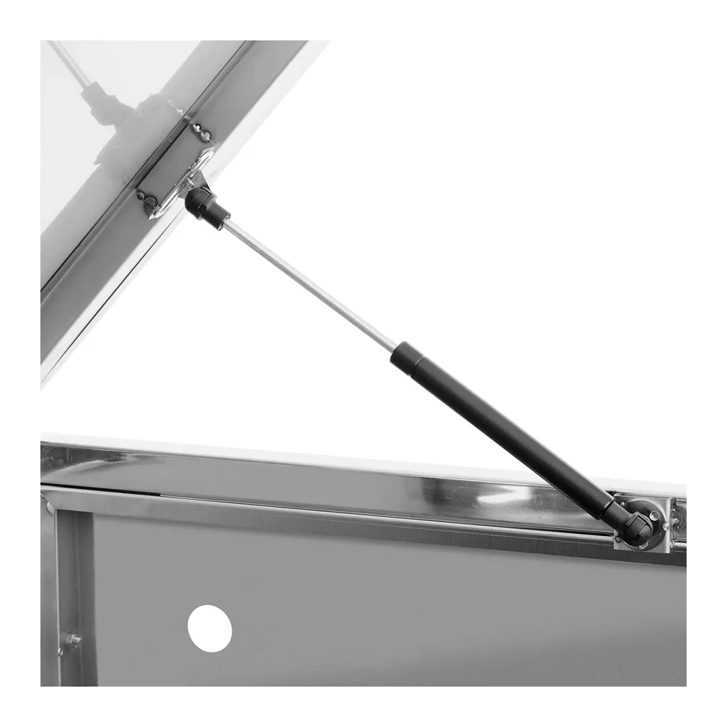 Ulsonix Mülltonnenbox Edelstahl Mülltonnenverkleidung Mülleimerbox 4 X 240 L Schloss – Bild 2