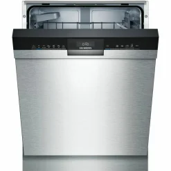 Siemens IQ300 SE43HS36TE, Unterbau, Standardgröße (60 Cm), Edelstahl, Schwarz, Tasten, 1,75 M